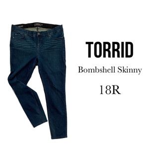 Torrid BombShell Skinny Jeans for Women.  Size 18.